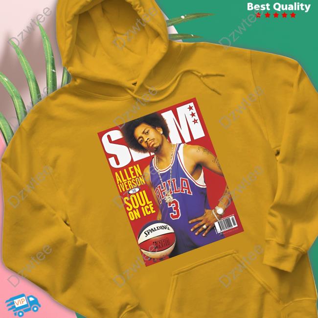 Jason Kelce's Mitchell Ness Allen Iverson Slam Magazine shirt, hoodie,  longsleeve, sweatshirt, v-neck tee