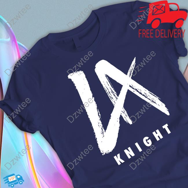Men's Fanatics Branded Black LA Knight Logo Long Sleeve T Shirt